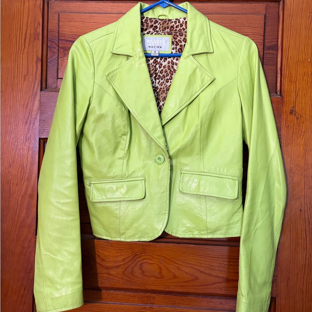 Green Leather Jacket